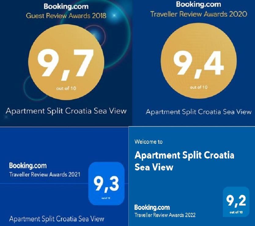 Apartment Split Croatia Sea View Экстерьер фото