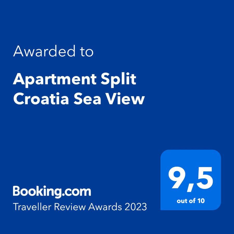 Apartment Split Croatia Sea View Экстерьер фото